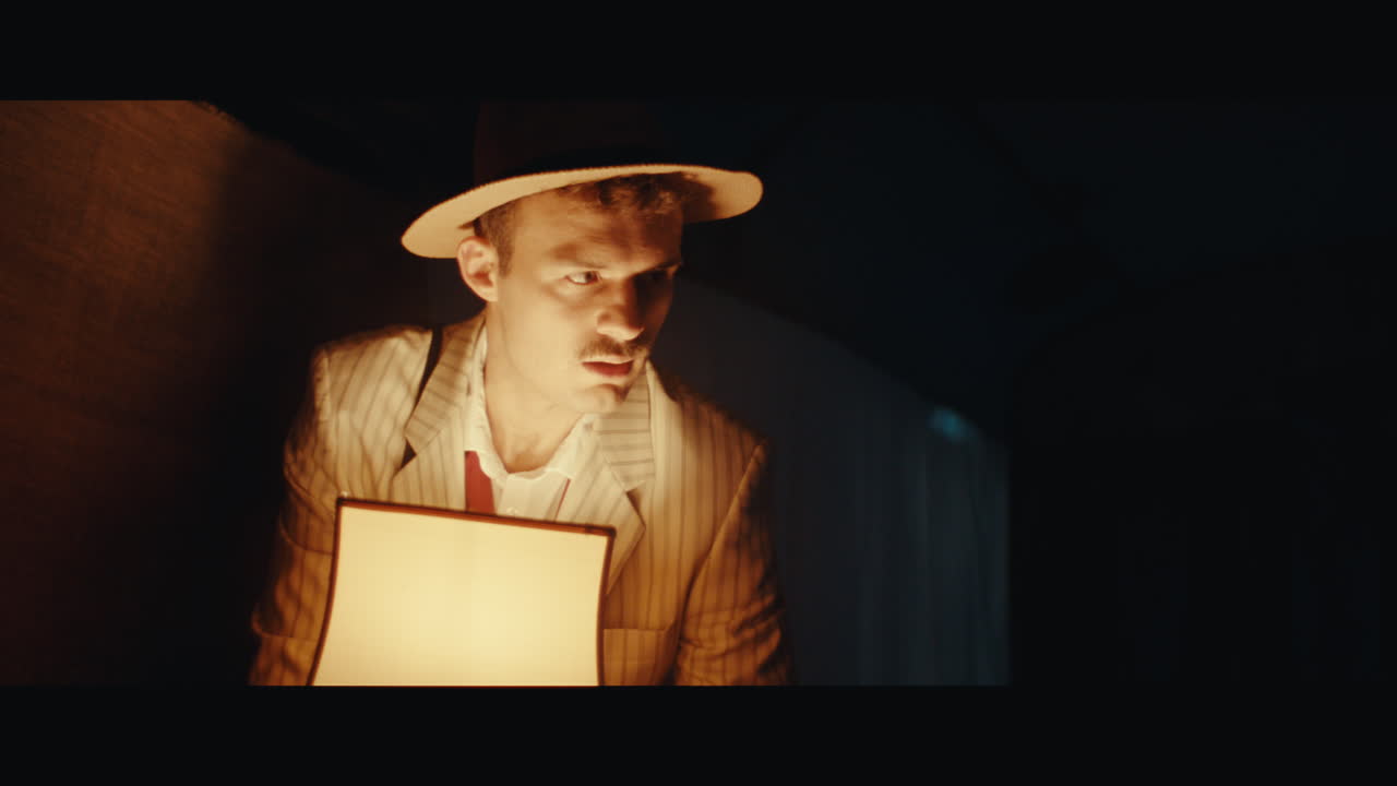 A  dead man inside the gypsy circus cart