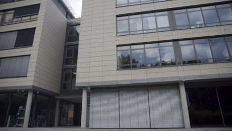 pan forth and back shot of smart factory in germany