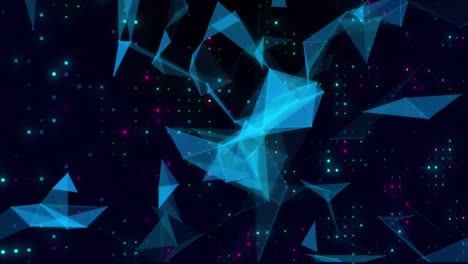 animación de las conexiones y procesamiento de datos