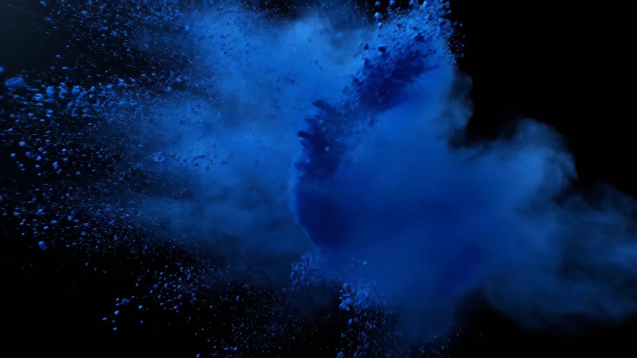 블루 파우더 폭발