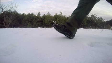 man walking in front of the camera