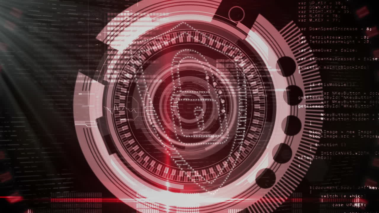 검은 배경에 대한 둥근 스캐너