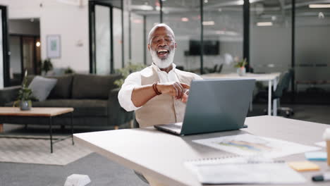 Laptop,-office-and-senior-man-in-celebration