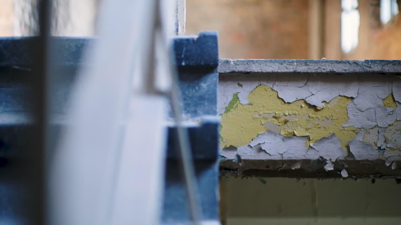 오래된 낡은 계단