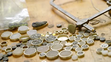 jewelry tool and equipments on a table 4k