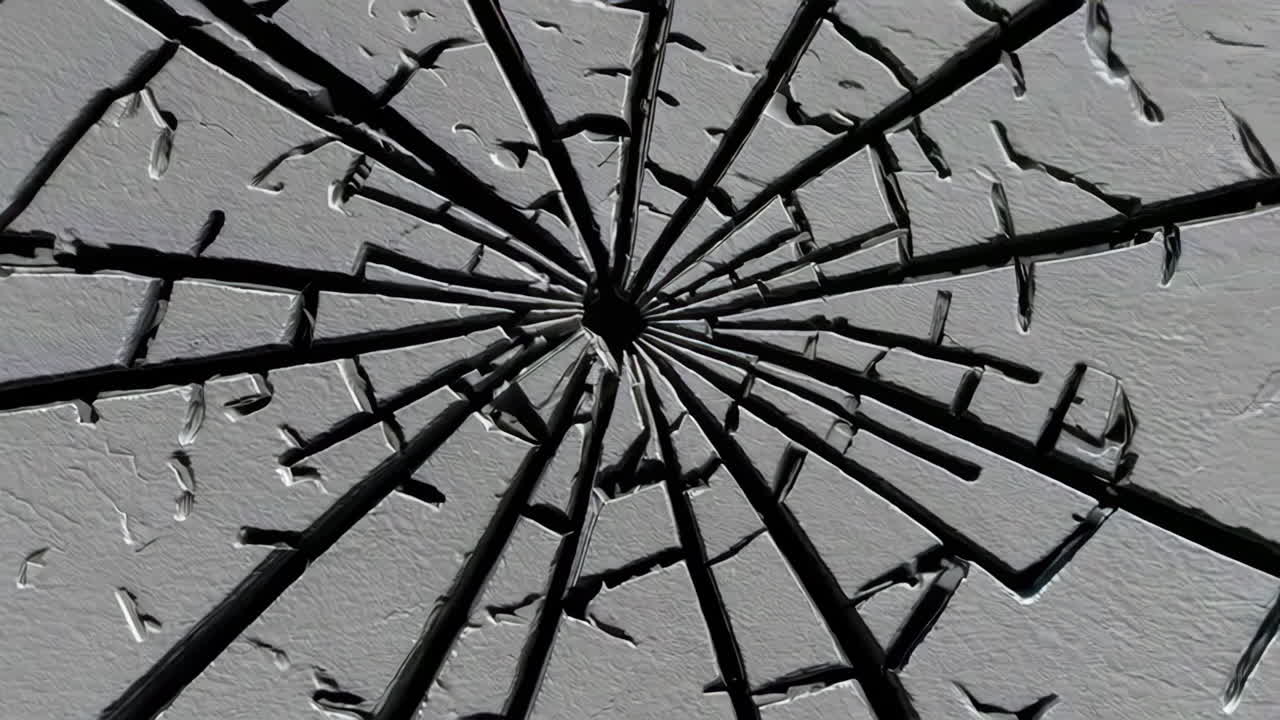 Abstract Shattered Glass Pattern