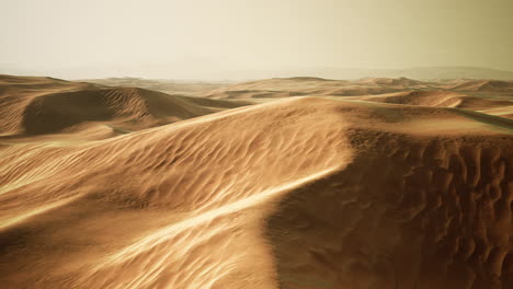 Puesta-De-Sol-Sobre-Las-Dunas-De-Arena-En-El-Desierto.-Valle-De-La-Muerte,-Estados-Unidos