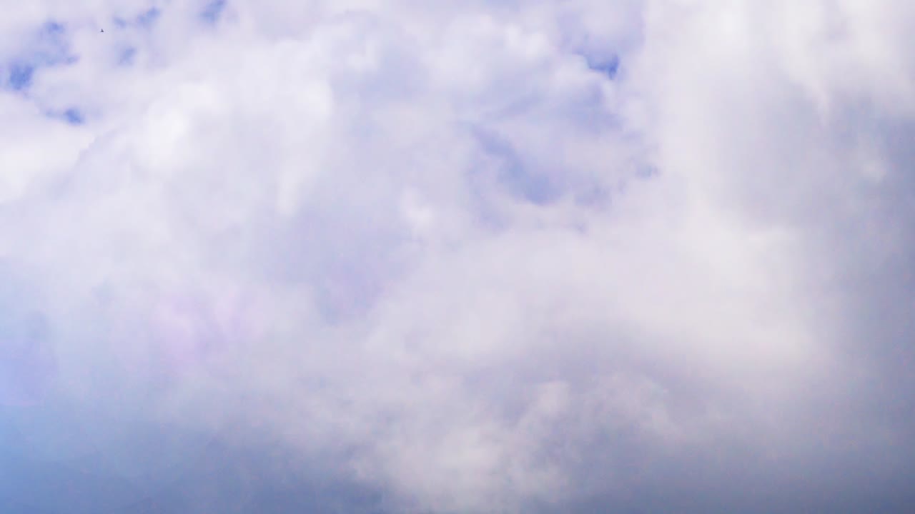 Clouds in the sky. Cloud motion shot