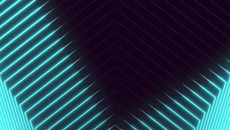 Blue-neon-lines-pattern-on-black-gradient