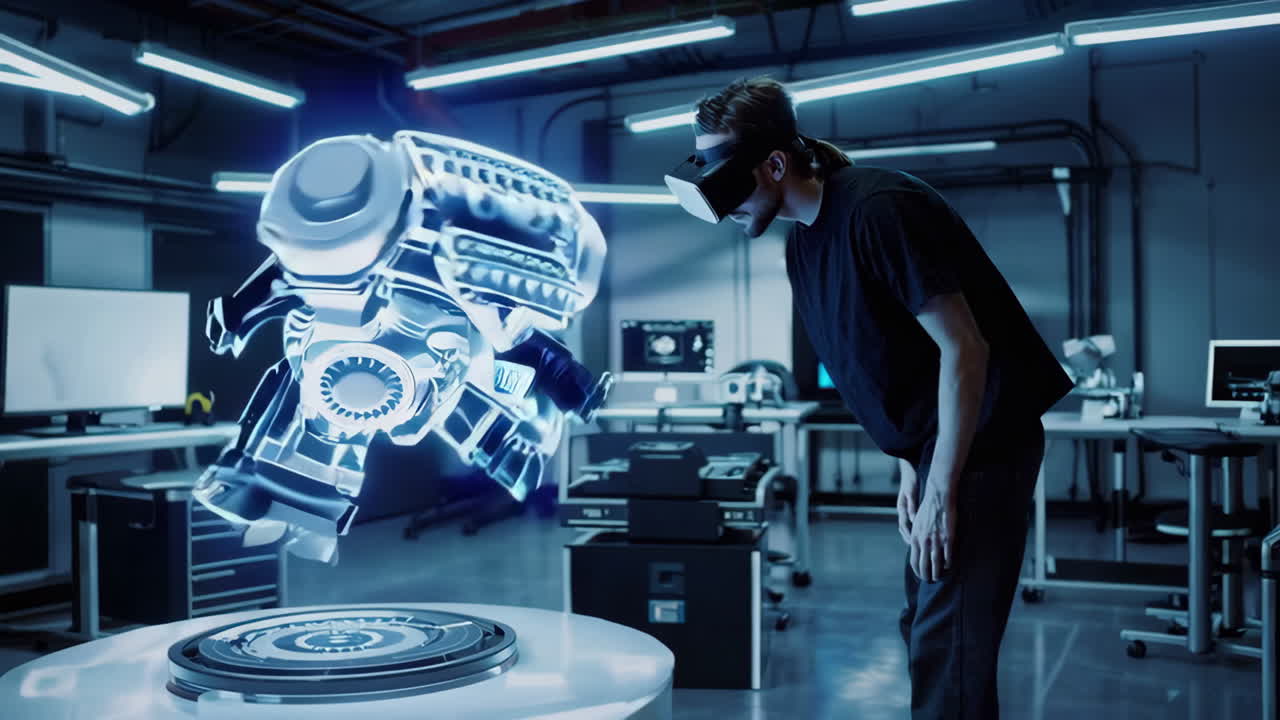 VR Engine Design in a Modern Workshop