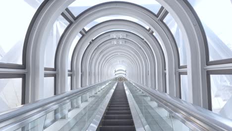 Abstract-escalator-going-up-creates-a-mesmerizing-zoom-portal-effect