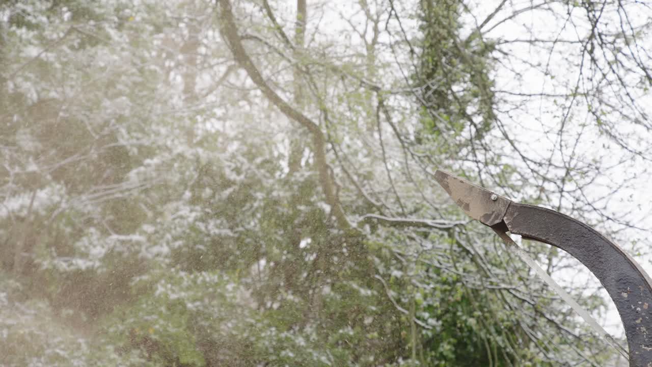 목재 분쇄기 기계 분쇄 나무 줄기