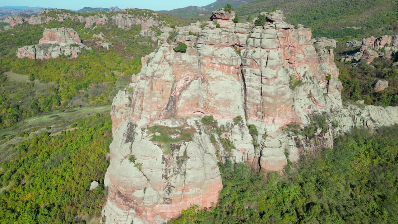 Exploring Borovitza: Cinematic View of The Pine Stone (Borov kamuk) in Bulgaria