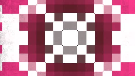 a red and white squares pattern