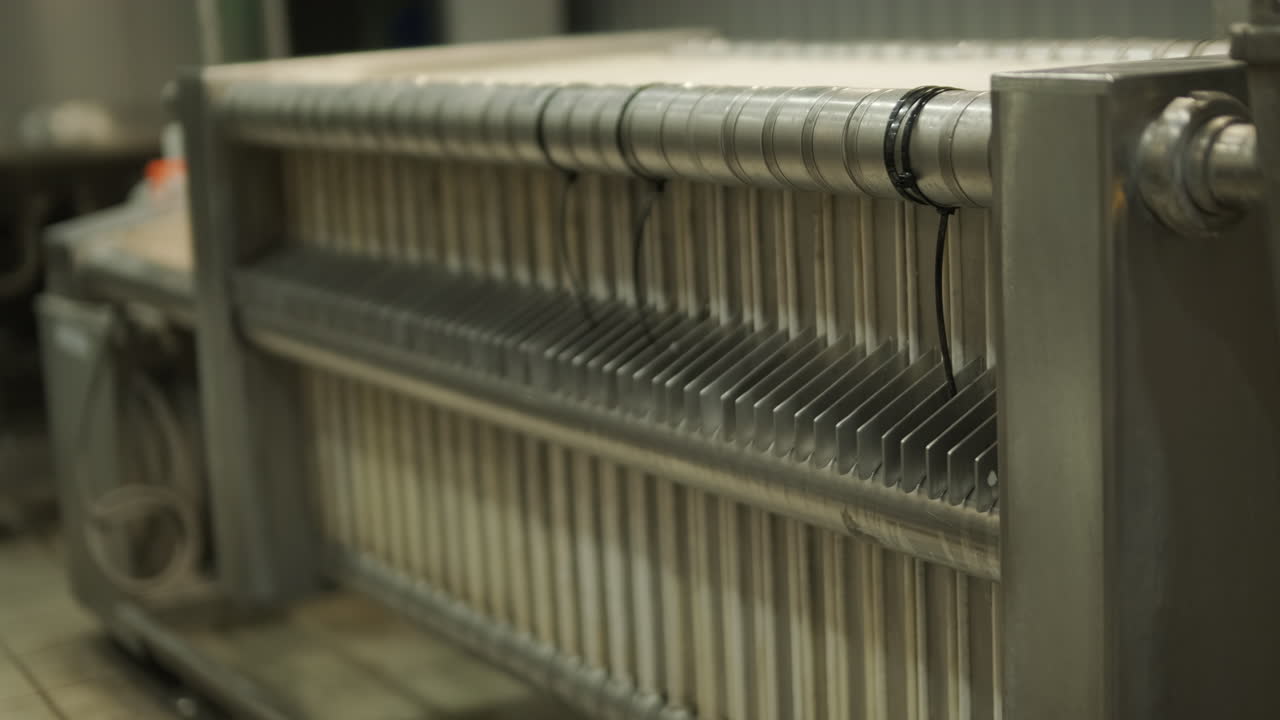 Industrial Filtration Equipment in a Food Processing Facility