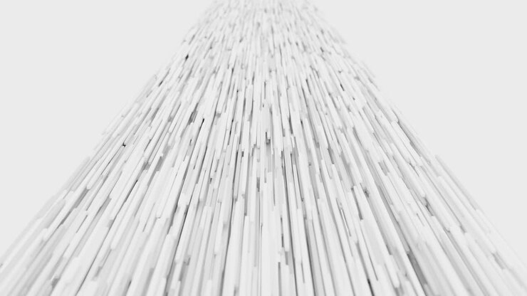 Abstract White Geometric Pattern