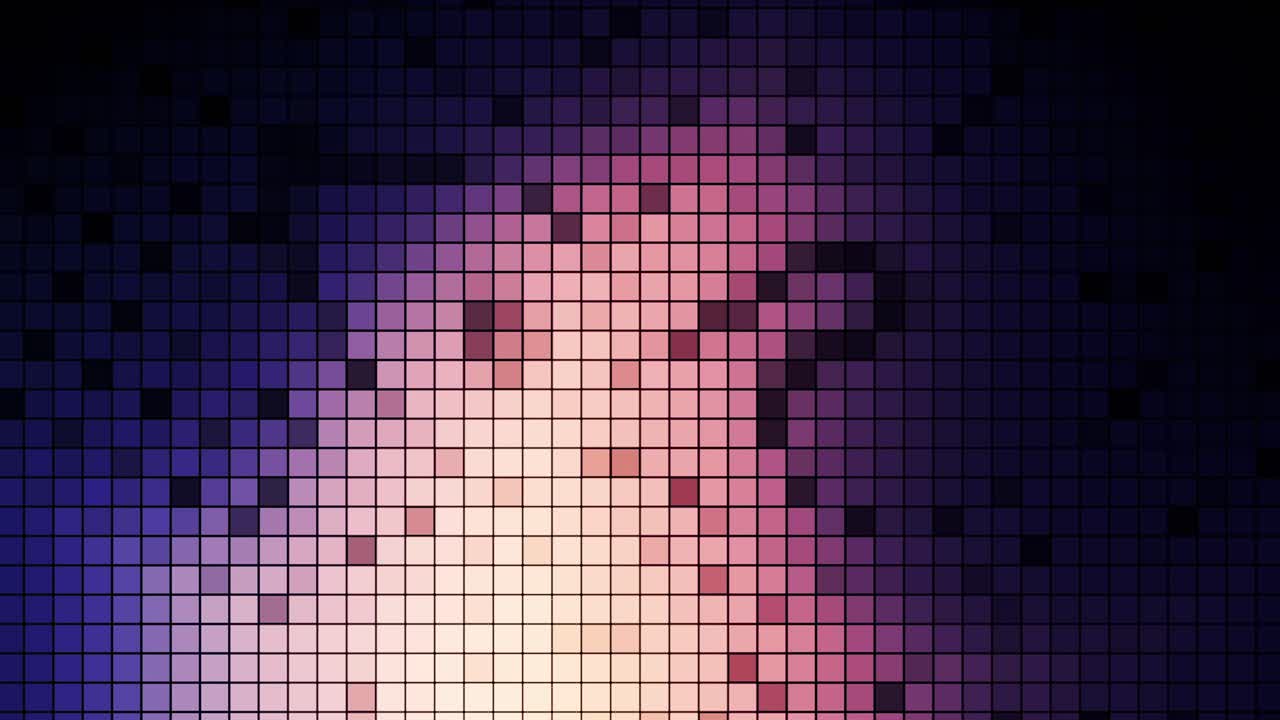 Abstract Pixel Art Background
