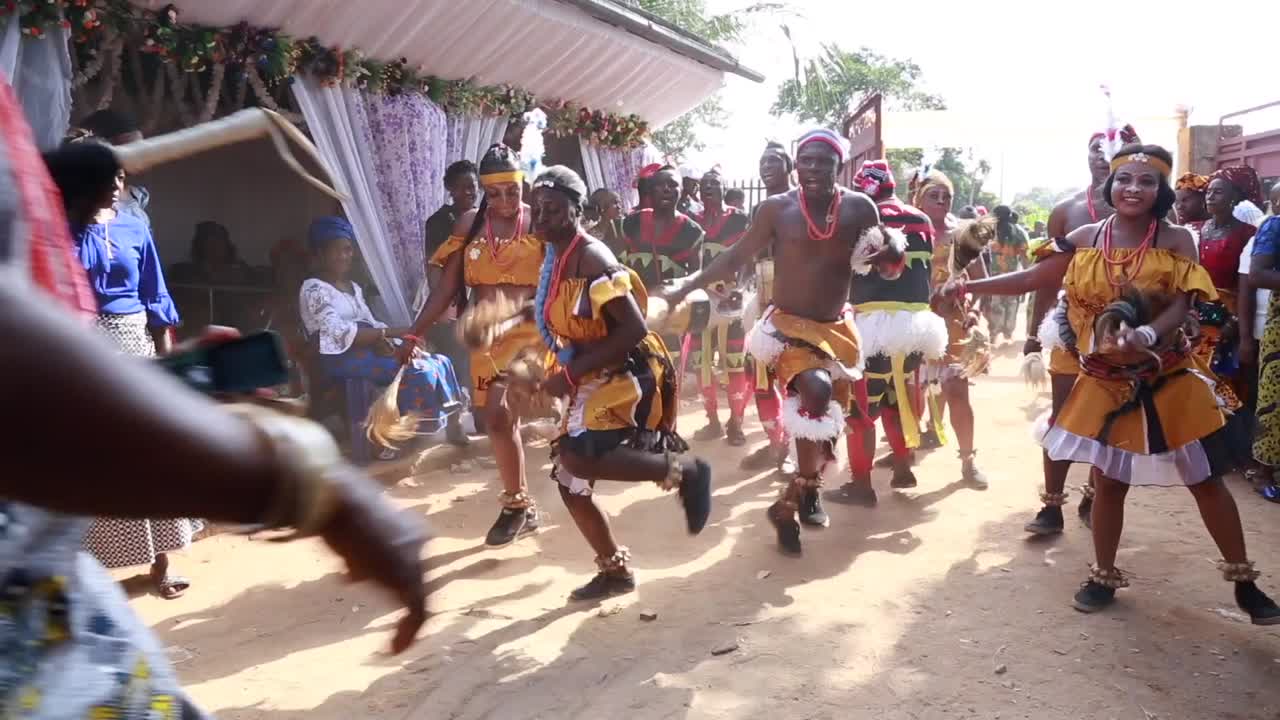 igbo cultural dance in igbo land in the eastern part of Nigeria Anambra State