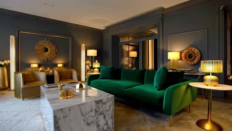 luxurious living room interior design