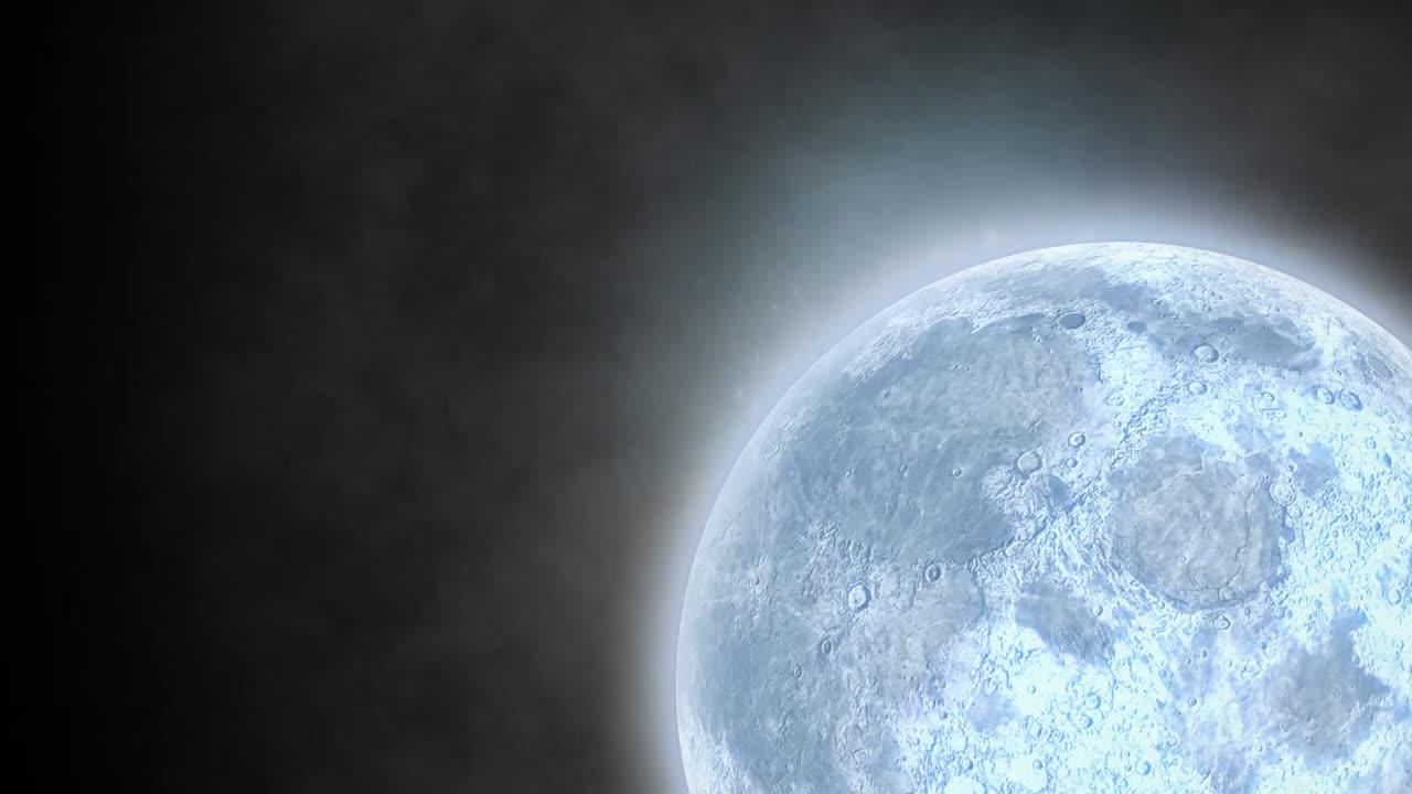 luna y nubes de humo