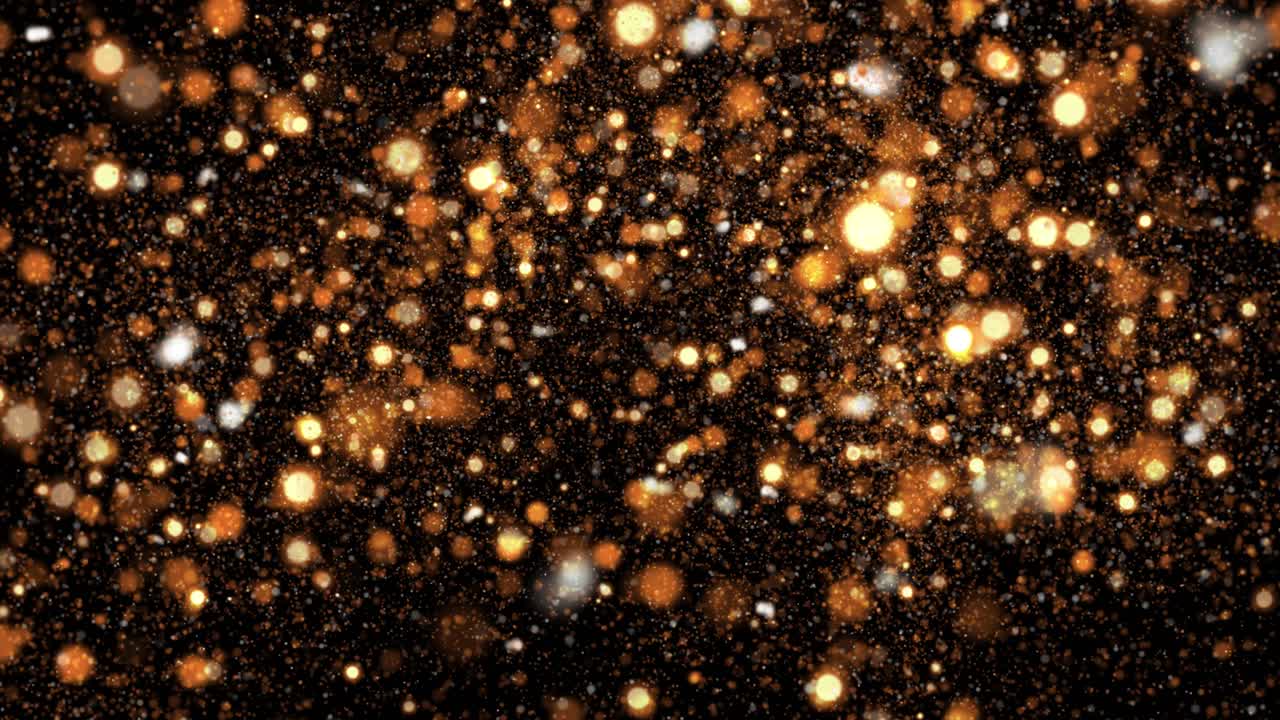Golden Dust Particles Glittering Christmas Style Seamless Loop 4K , Could Be Used for Birthdays Parties Celebration Christmas New Year or Holiday Project Related Videos