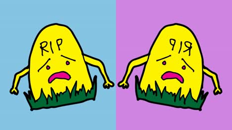 kids drawing pop art seamless background with theme of tombstone