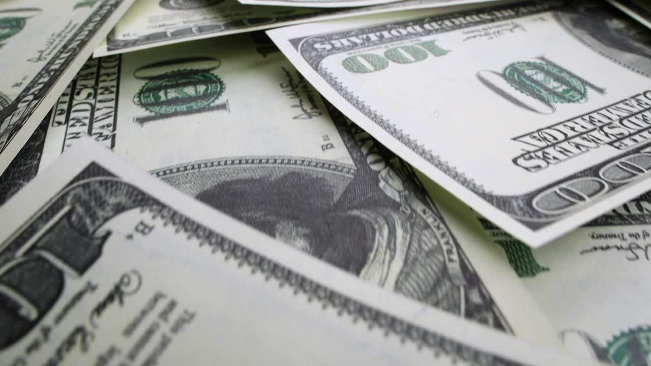 Arrière-plan de billets de cent dollars