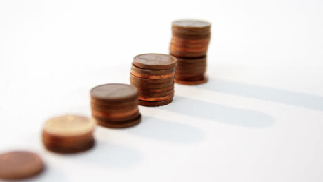 Close-up-of-stack-of-coins