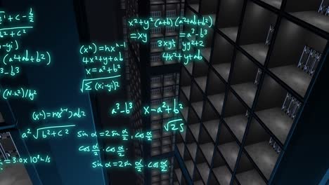 animation of data processing over computer servers