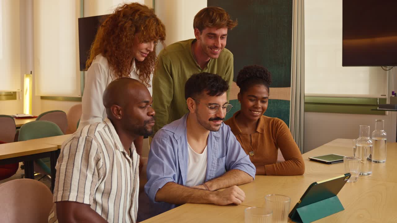 Team meeting in the office