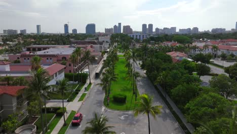 royal palm way en la playa de west palm