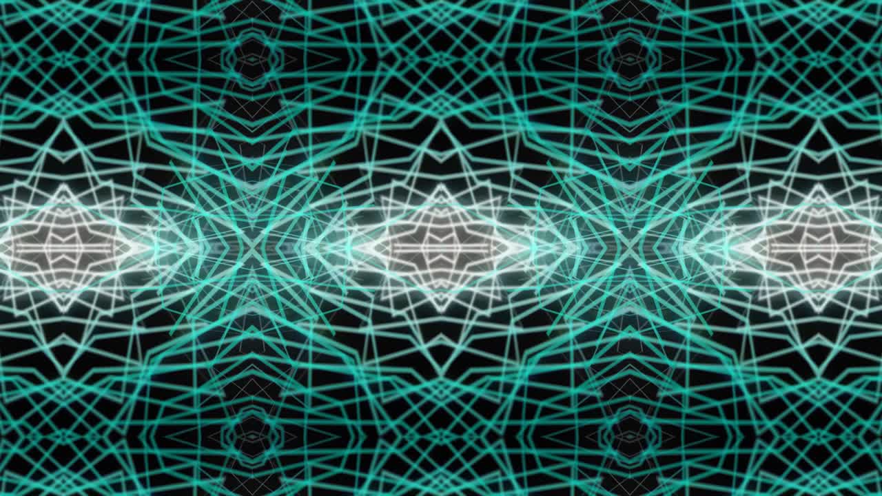 Moving kaleidoscope. 4K motion graphics