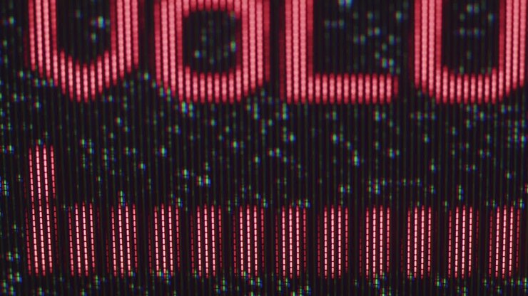 Old TV Screen Display