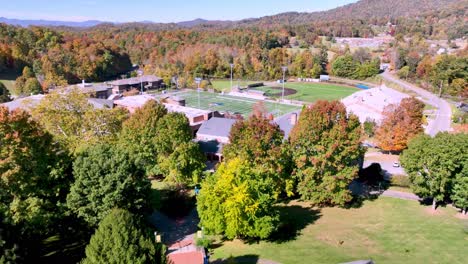 mars hill and mars hill university aerial