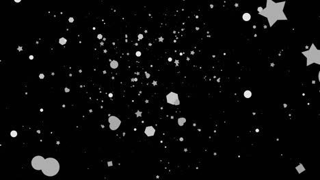 particle pop abstract effect background
