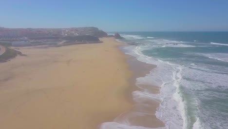 Marea-Baja-En-Santa-Cruz-En-Un-Caluroso-Día-De-Verano