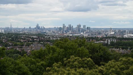 severndroog 성, 런던, 영국에서 중앙 런던으로보기