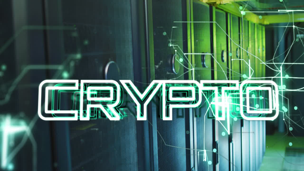 animación de texto cifrado a través de servidores informáticos