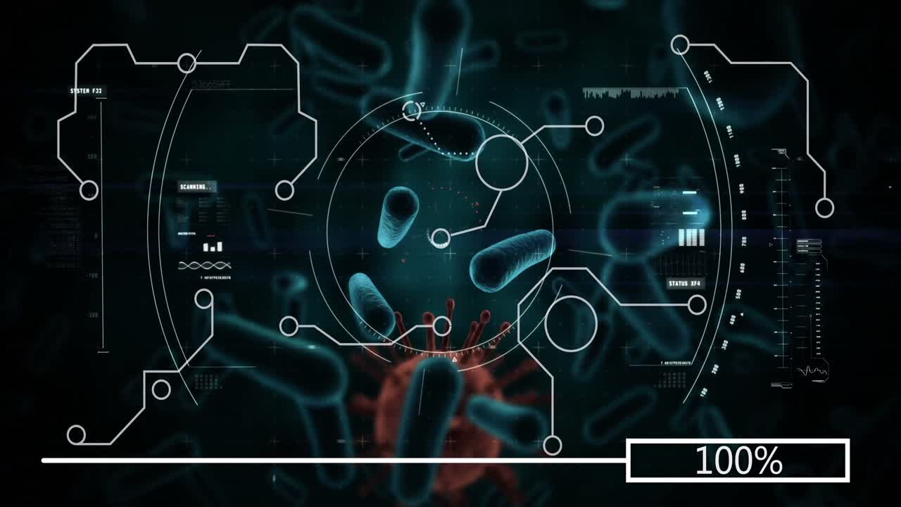 virus analizado por computadora 4k