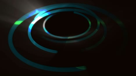líneas circulares en espiral