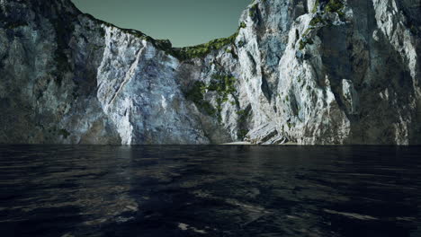 Close encounter of limestone rocks