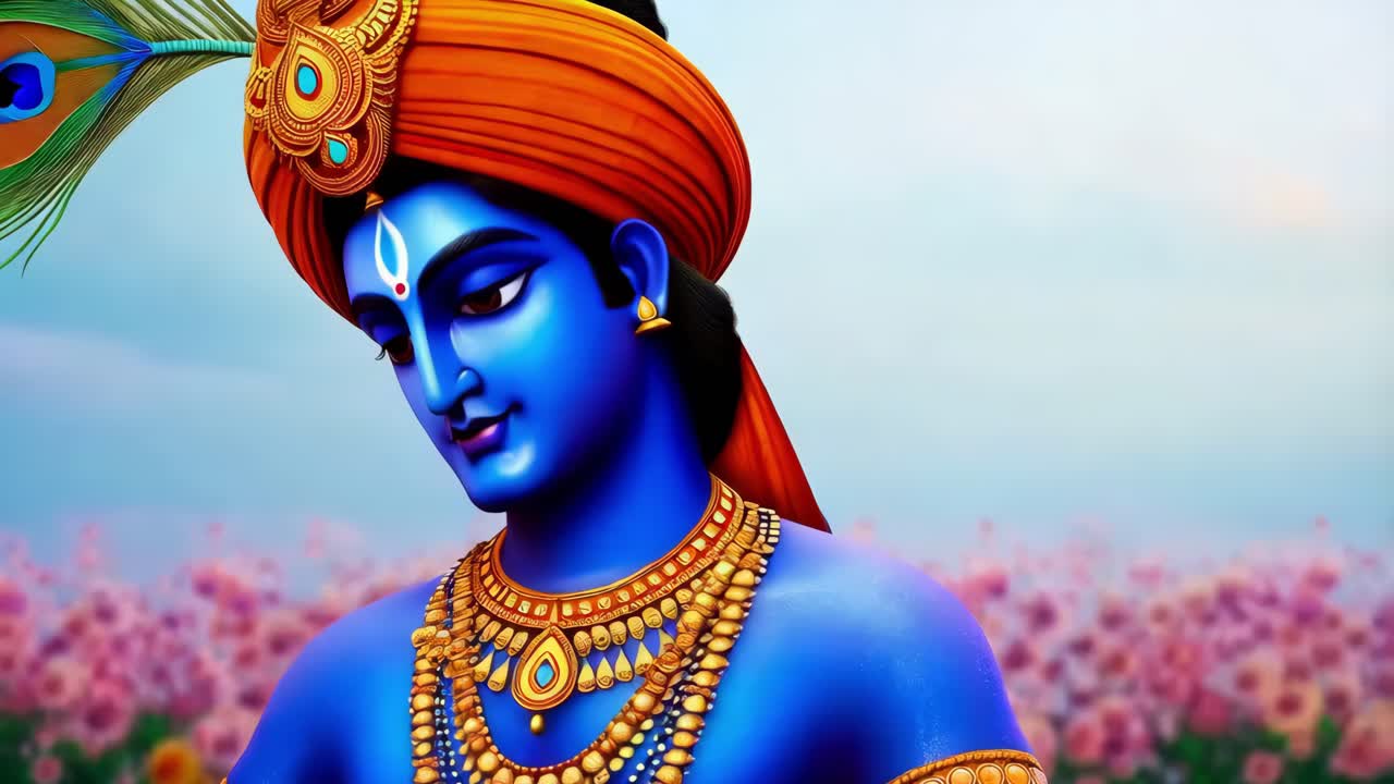 la imagen del señor krishna