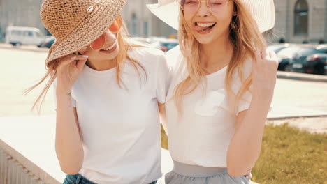 two friends enjoying a day out