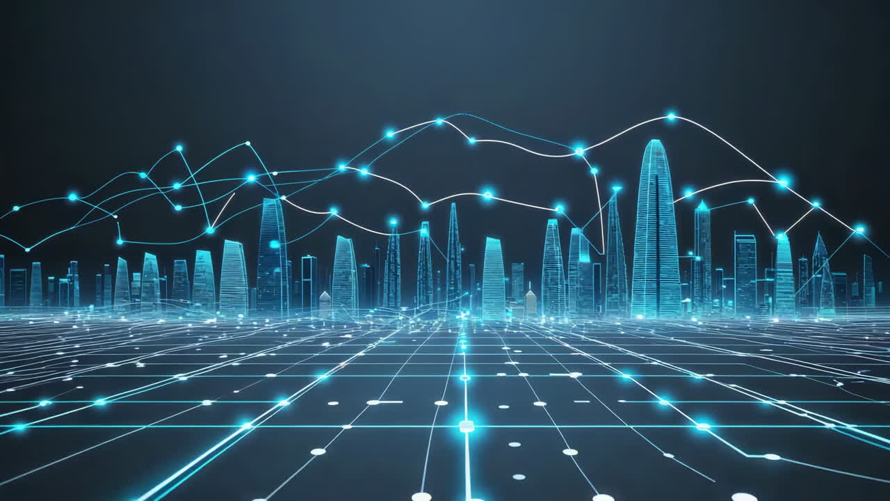 Futuristic Smart City Network with Data Flow and Connectivity