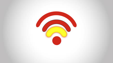 red wifi signal