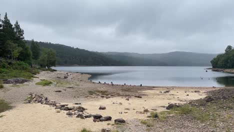 Toma-Panorámica-De-Las-Costas-De-Gleninverness-Escocia-Affric