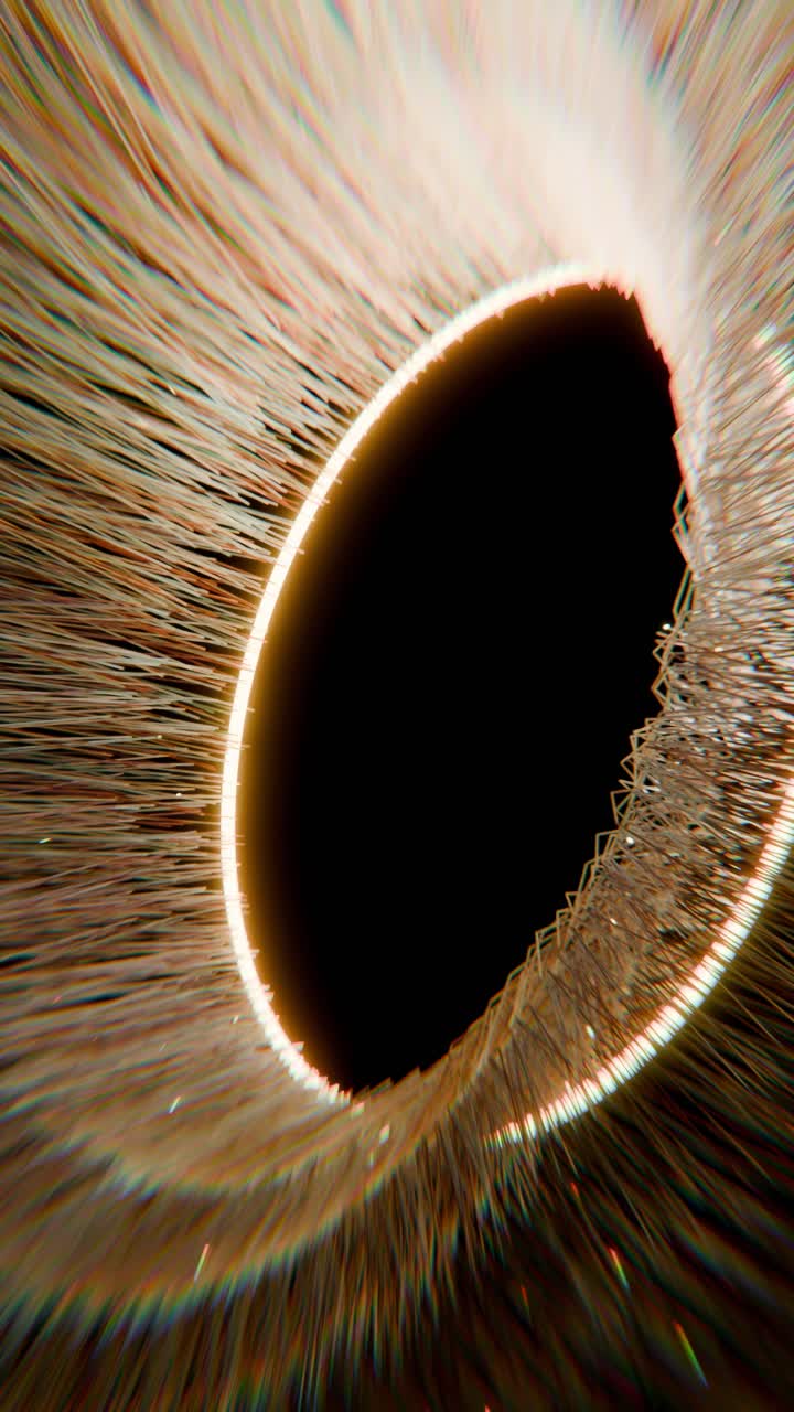 túnel de luz abstracto