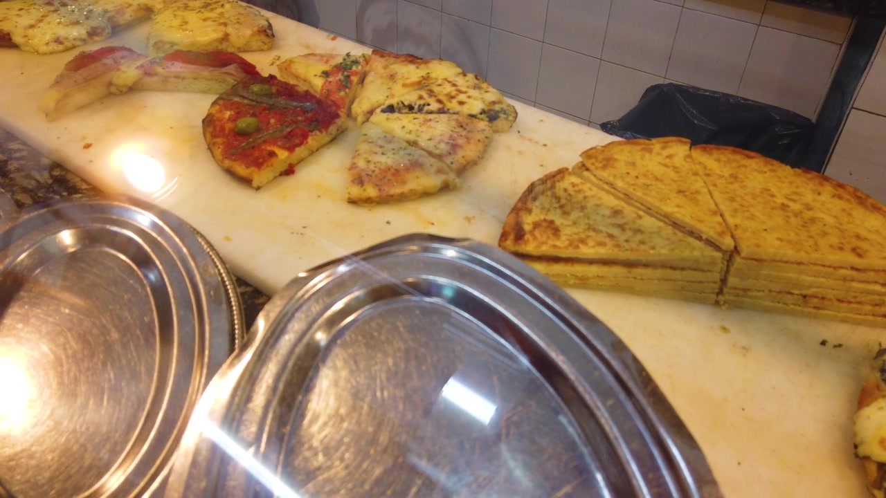 Orizzontale Espositore da banco di pizzeria Cucina tradizionale Buenos Aires.