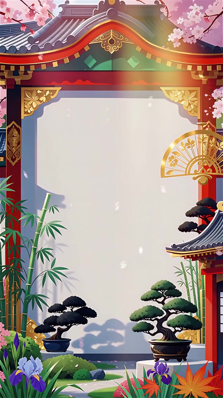 Sfondo Animato Cultura Giapponese 4K