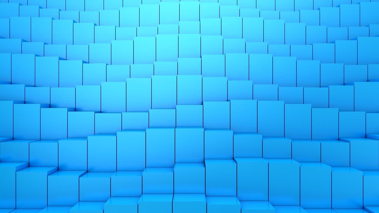 las cajas forman una onda